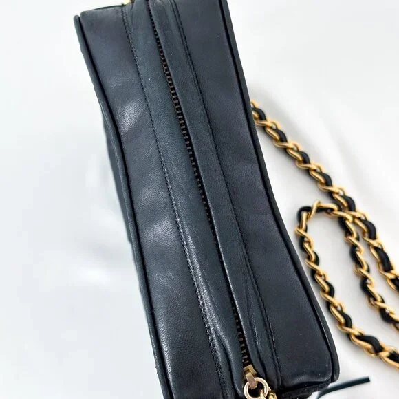 Chanel Black Satin Tassel Bag - Picture 6 of 14